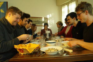 First Course: Typical Cuisine from the Toskana region - second course: traditional German food